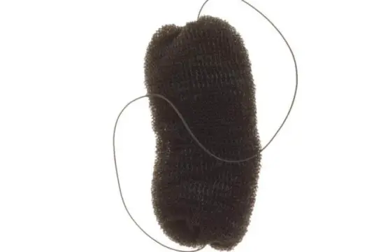 Fama Fabre Relleno Peinados Grande Con Goma Negro